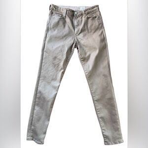 AG Adriano GOLDSCHMIED Farrah Skinny Ankle High-Rise Leatherette Jeans Size 29